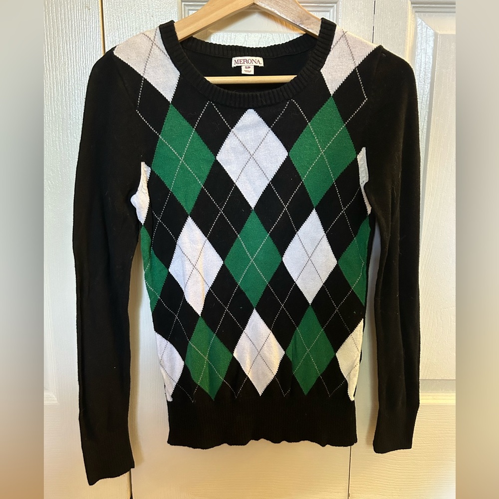 **SOLD** Merona Plaid Sweater